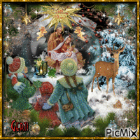 Magia Nocy Bożego Narodzenia animowany gif