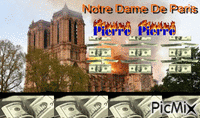 Notre Dame de Paris GIF animata