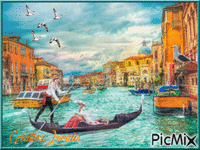 Voyage à Venise - Kostenlose animierte GIFs
