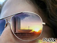 Face de Brasília - GIF animado grátis