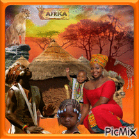 Colonie africaine. GIF animé