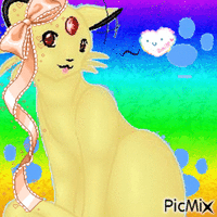 Pokémon chat - GIF animasi gratis