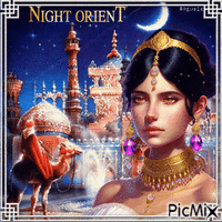 Night Orient animovaný GIF