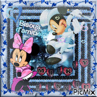 Mickey et Minnie GIF animado