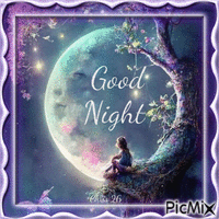 🌜  Good Night 🌛 - GIF animado gratis