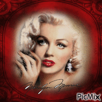 Marilyn Monroe Animiertes GIF
