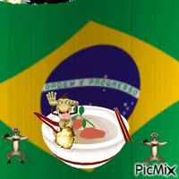 sopa do macaco Animated GIF