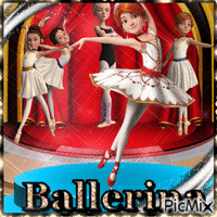 Ballerina animovaný GIF