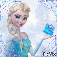 Frozen Elsa Infantil Para Niñas - Gratis geanimeerde GIF