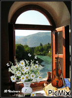 fenêtre ouverte анимиран GIF