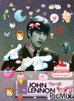 John Lennon GIF animado
