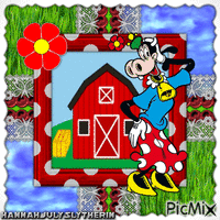{Clarabelle Cow at Home at the Barn} Animated GIF