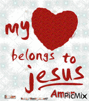 My Heart Belongs to Jesus - GIF animé gratuit