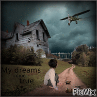 "My dreams WILL come true" - GIF animé gratuit