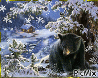 le petit ours brun - Gratis animerad GIF