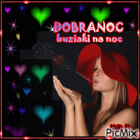 DOBRANOC buziaki na noc - 無料のアニメーション GIF