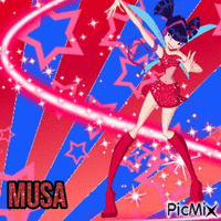 Winx Musa animuotas GIF