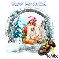Winter Wonderland Magic GIF animasi