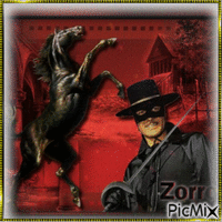 Zorro - Animovaný GIF zadarmo
