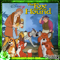 The Fox and the Hound анимиран GIF