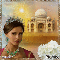 princess arabe - GIF animé gratuit