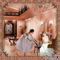 Die Klavierspielerin und die Ballerina
