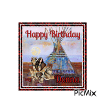 Happy Birthday Donna animuotas GIF