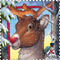 Reindeer - GIF animado grátis