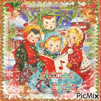 Christmas vintage carols children