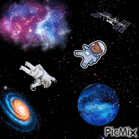 Space - GIF animado grátis