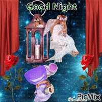 Good Night animerad GIF