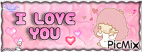 ♥Little Twin Stars Lala - I love you - Banner♥ animuotas GIF
