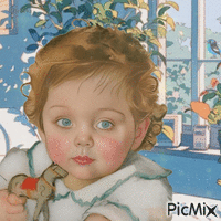Vintage Baby - Zdarma animovaný GIF