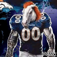 Denver Broncos - Бесплатный анимированный гифка