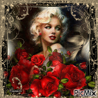 Marilyn Monroe - Бесплатный анимированный гифка