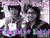 Koichi et Takashi - Gratis animeret GIF