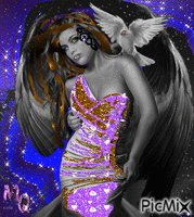 witchy angel - GIF animate gratis