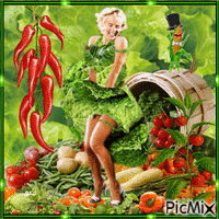 Vegetable Harvest - GIF animé gratuit
