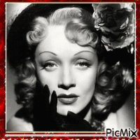 Marlène Dietrich - Gratis animeret GIF