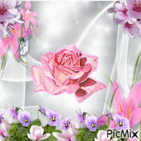 Les fleurs - Безплатен анимиран GIF