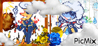 the weather always sticks together アニメーションGIF