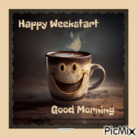 Happy Weekstart--Good Morning - Ingyenes animált GIF