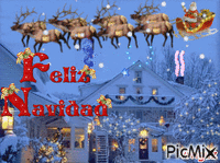 linda navidad 3 animowany gif