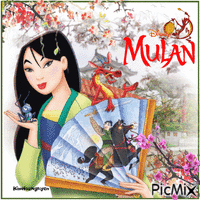 Hoa Mộc Lan_MuLan - 無料のアニメーション GIF