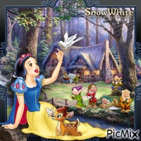 Blanche-Neige et les 7 nains - darmowe png