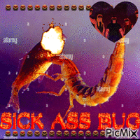 SICK ASS BUG!!! animēts GIF