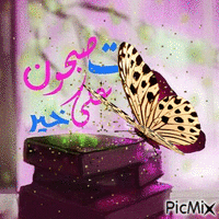 مساء الخير  متحركة - Δωρεάν κινούμενο GIF