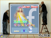 Jesus Bless - GIF animasi gratis