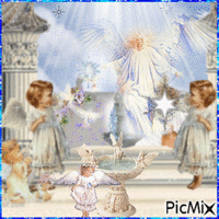 Anges au Paradis - Безплатен анимиран GIF