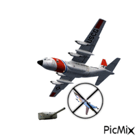avion animovaný GIF